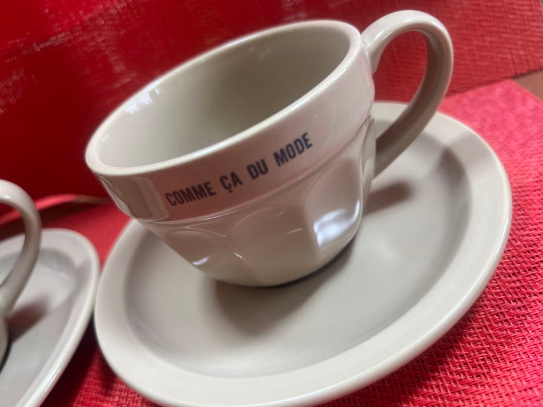COMME CA DU MODE カップ＆ソーサー 2客セット — image 2