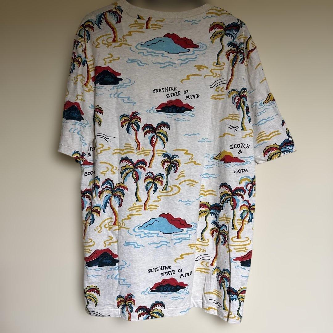 Scotch & Soda Tシャツ 総柄 パームツリー　メンズ　レディース — image 2