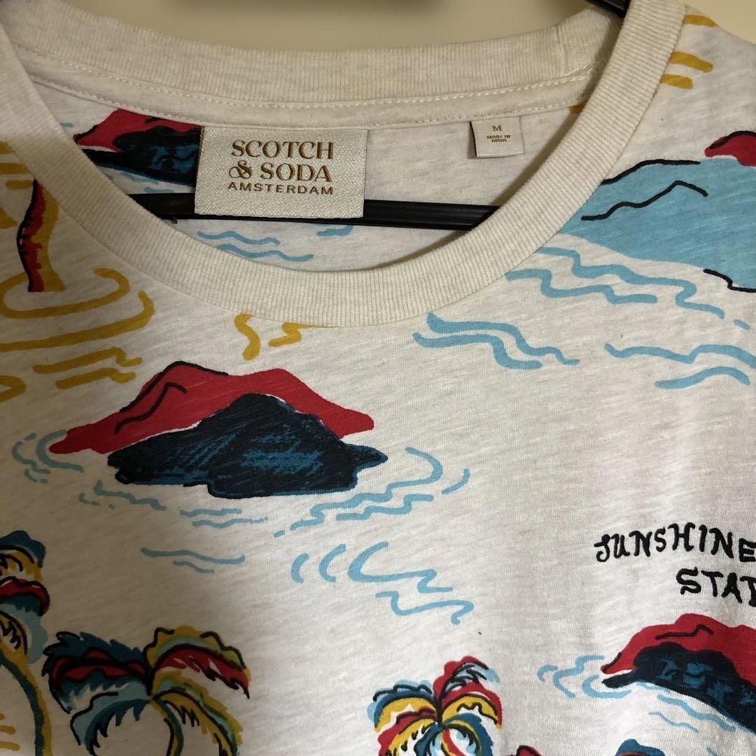 Scotch & Soda Tシャツ 総柄 パームツリー　メンズ　レディース — image 4