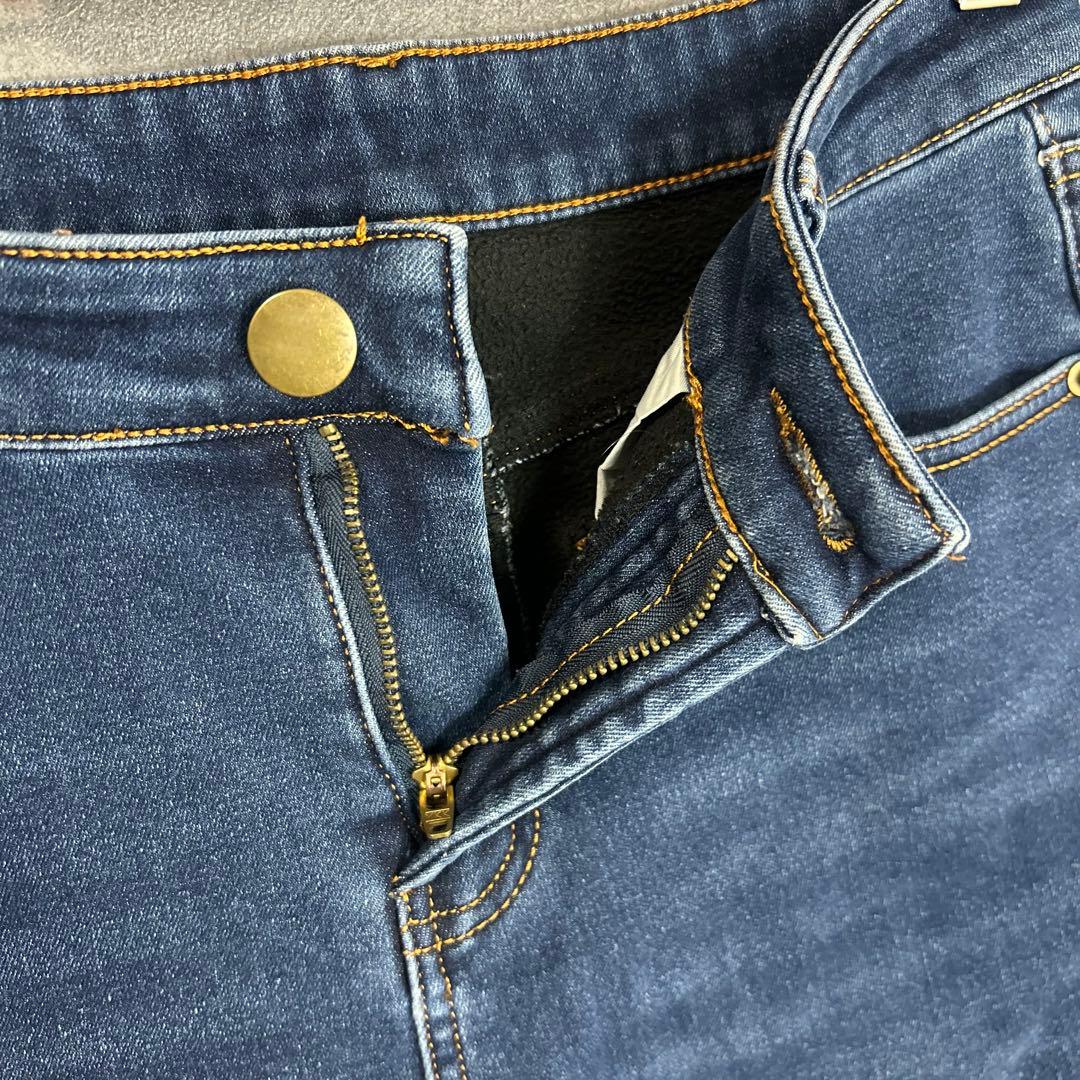 美品✨【神戸レタス】ストレッチスキニージーンズ　裏起毛　細見え　アンクル丈　XL — image 4