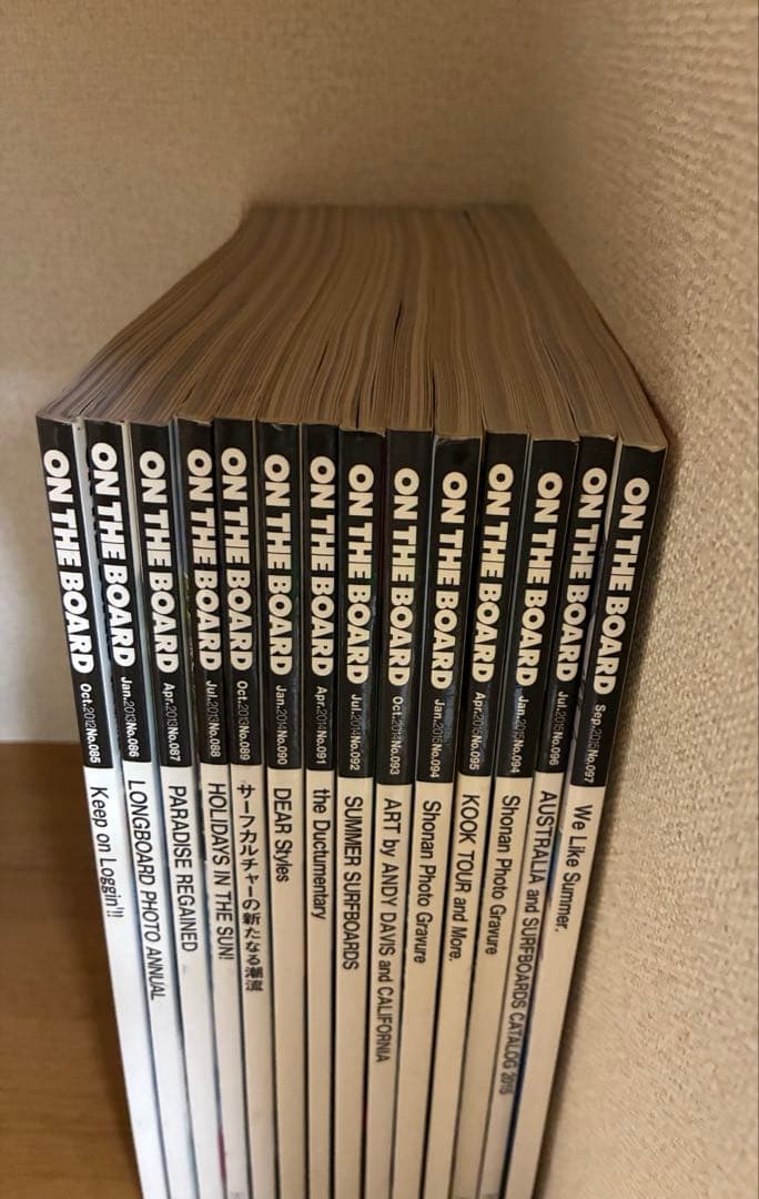 【14冊セット】ON THE BOARD 2012〜2015年 サーフィン雑誌 — image 2