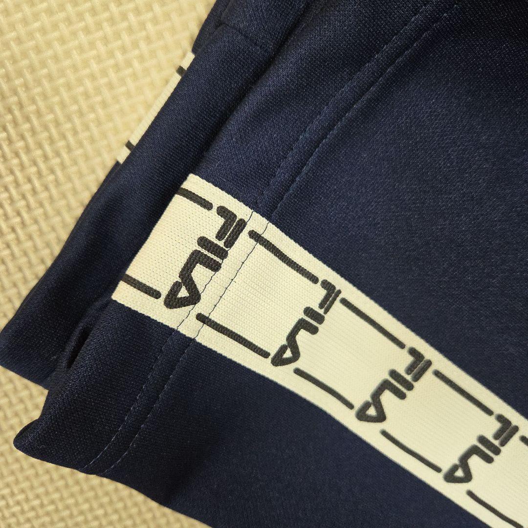 【未使用品】FILA ジャージ　L　 パンツ ネイビー ロゴテープ — image 5