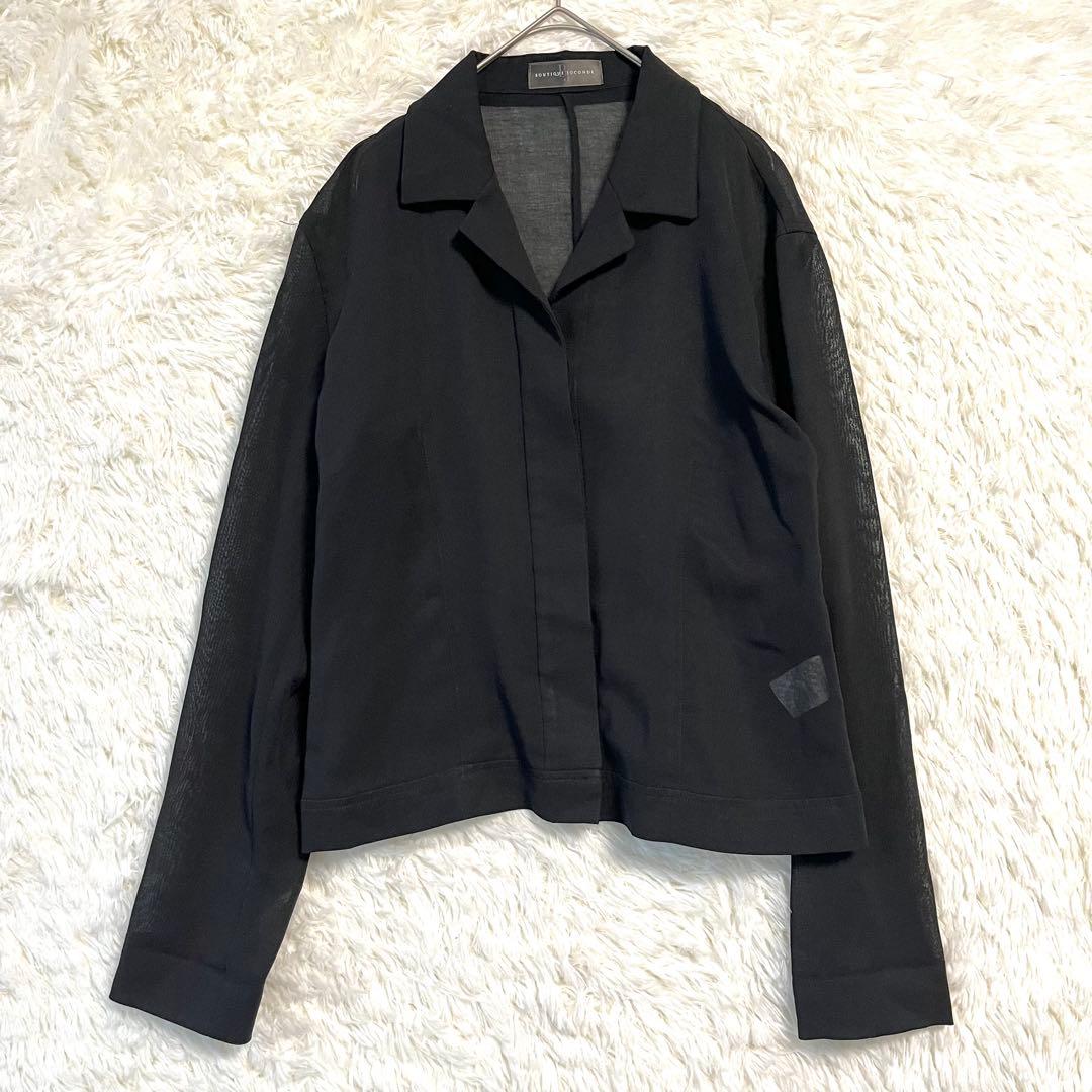 【BOUTIQUE JOCONDE】シャツジャケット/シアー/ブラック/Ｆ — image 2