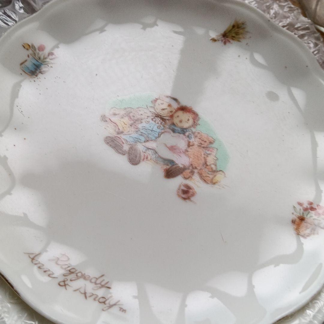 ビンテージ　Raggedy Ann & Andy プレート 皿 — image 2