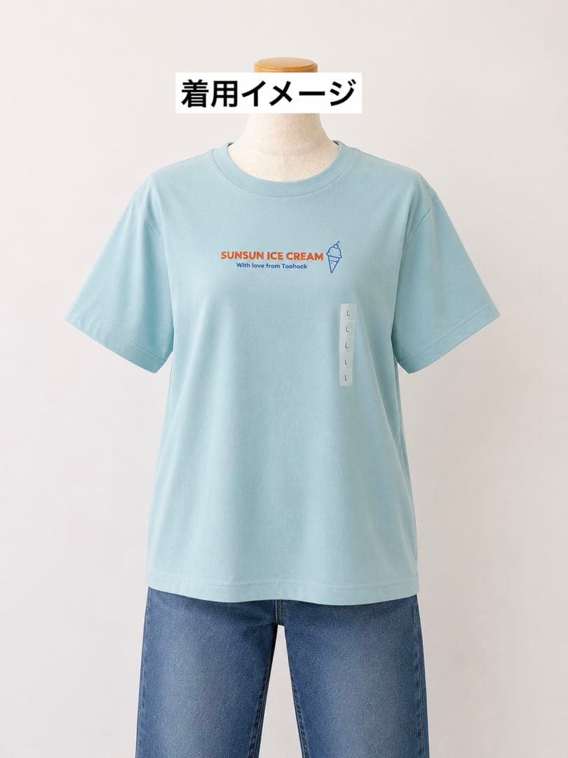 新品 SUNSUN ICE CREAM Tシャツ Lサイズ — image 4