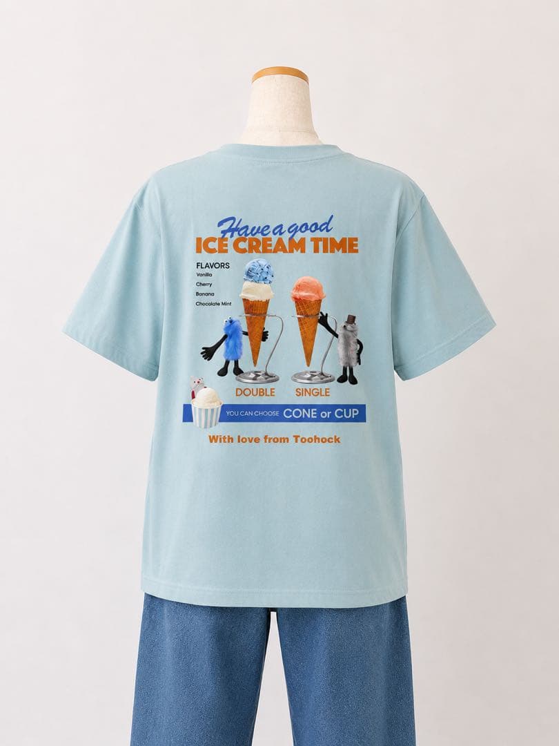 新品 SUNSUN ICE CREAM Tシャツ Lサイズ — image 5
