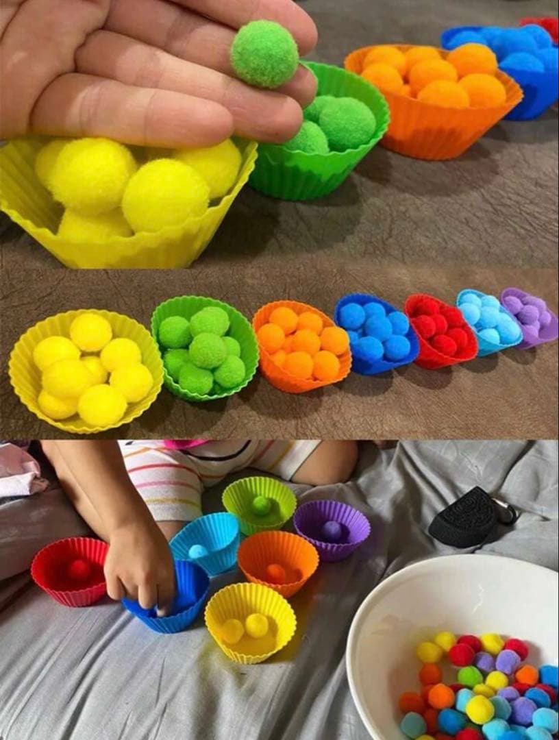知育玩具 モンテッソーリ 色分け遊びセット — image 3