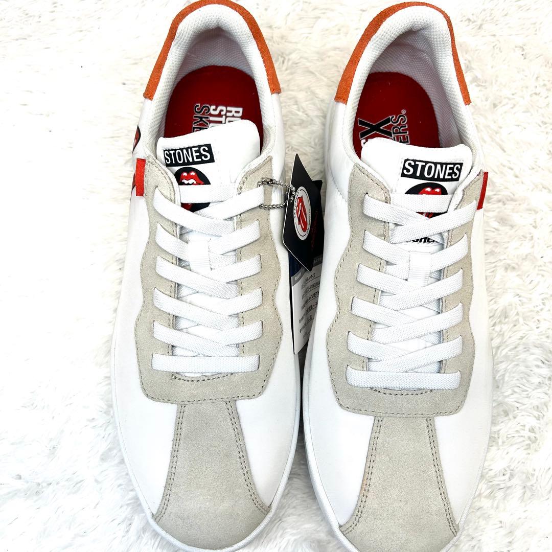 美品 SKECHERS × STONES スニーカー 27 白 ホワイト — image 2