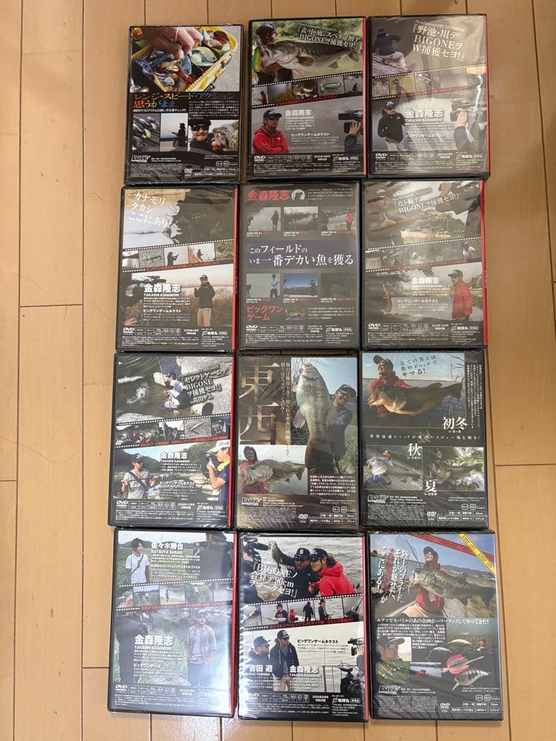 バス釣りDVDセット 12点 カナモ出演 未開封 送料無料 — image 2