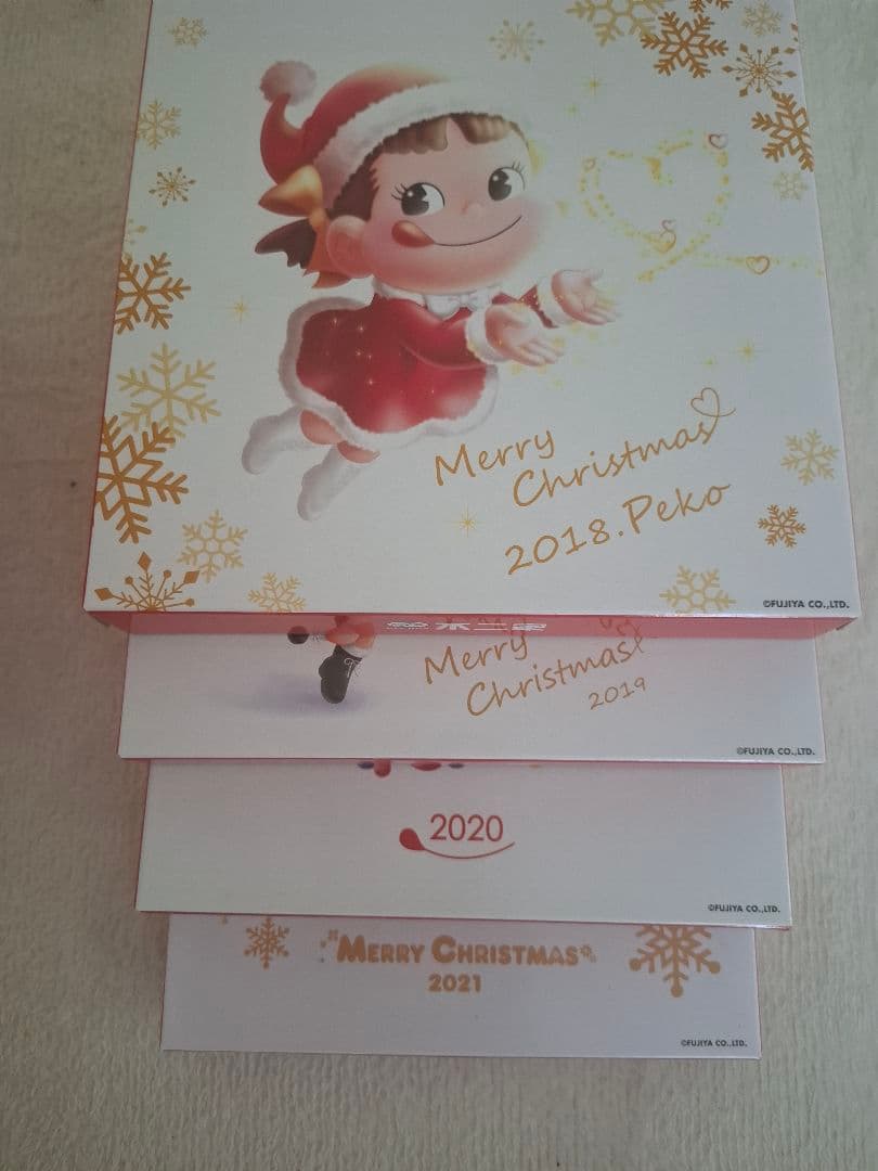 【土日限定価格】新品　ペコちゃん　お皿　クリスマスプレート 12枚 — image 3