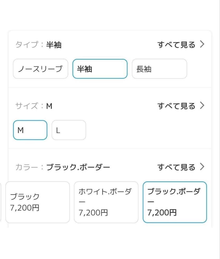 COCOMOMO　ドッキングワンピース　ボーダー — image 3