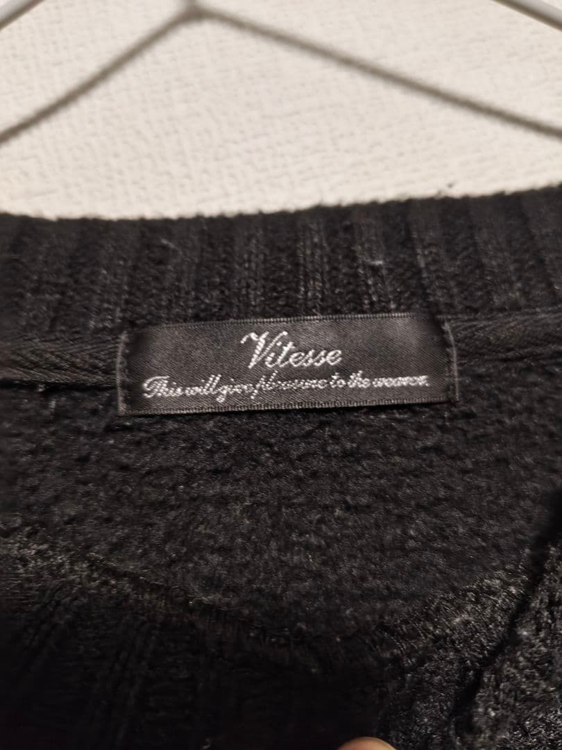 Vitesse ブラック ケーブルニット セーター — image 2