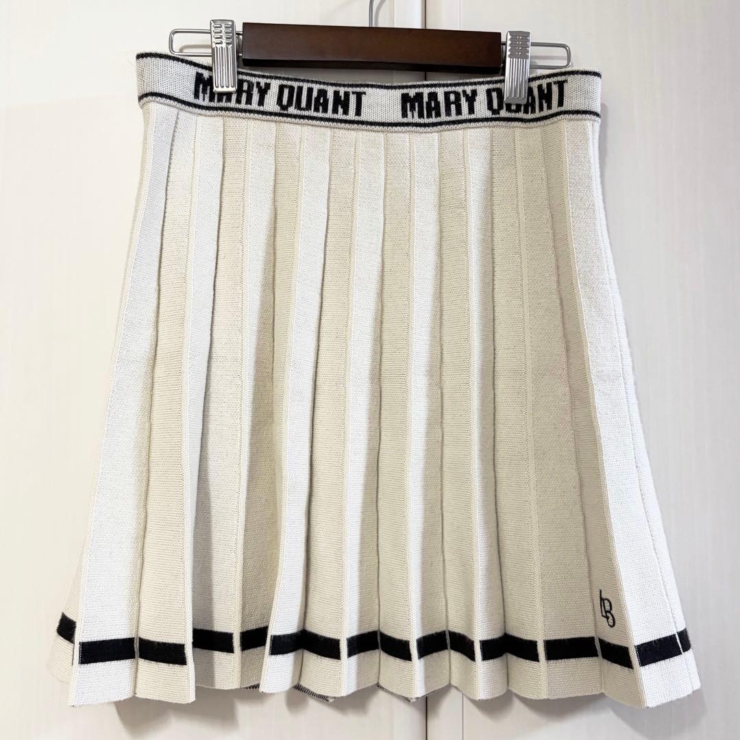 LILY BROWN×MARY QUANT ニットプリーツスカート ホワイト — image 2