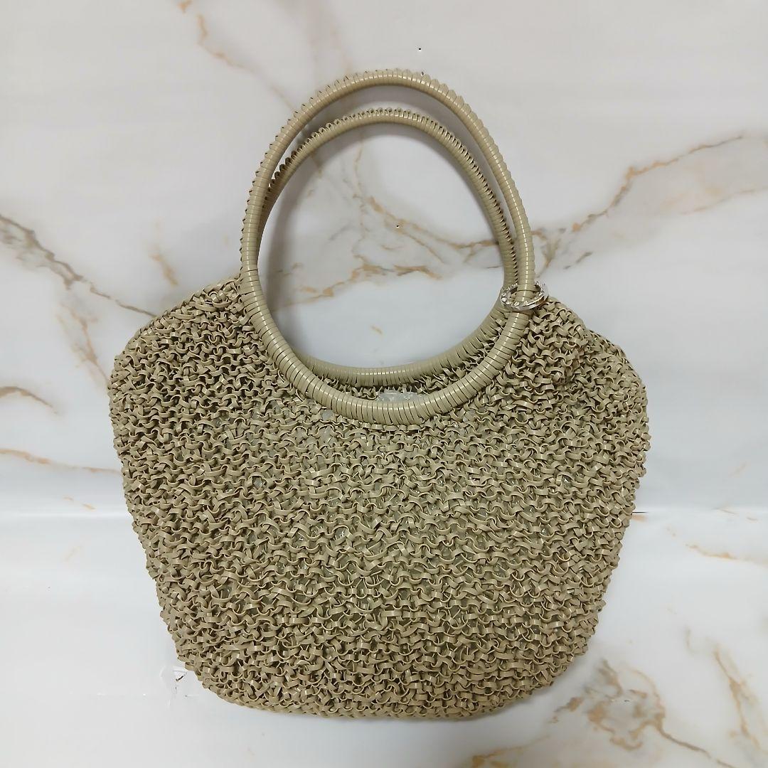 【極美品】ANTEPRIMA ワイヤーハンドバッグ トートバッグ グレージュ — image 2