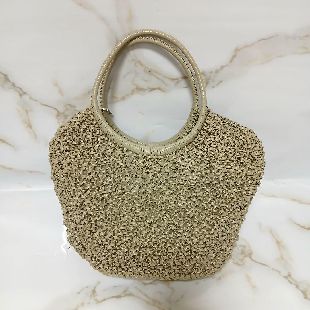 【極美品】ANTEPRIMA ワイヤーハンドバッグ トートバッグ グレージュ — image 5