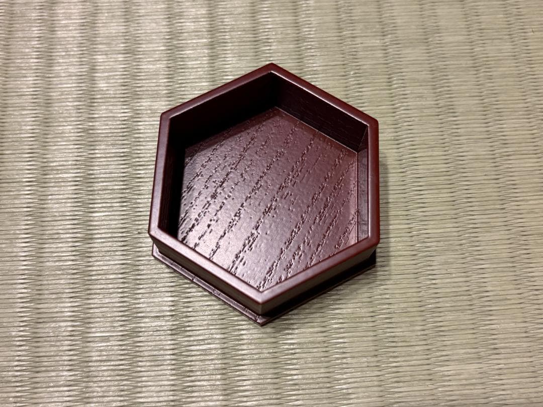 六角　香合　喜寿　而妙斎花押　茶道具　表千家 — image 2