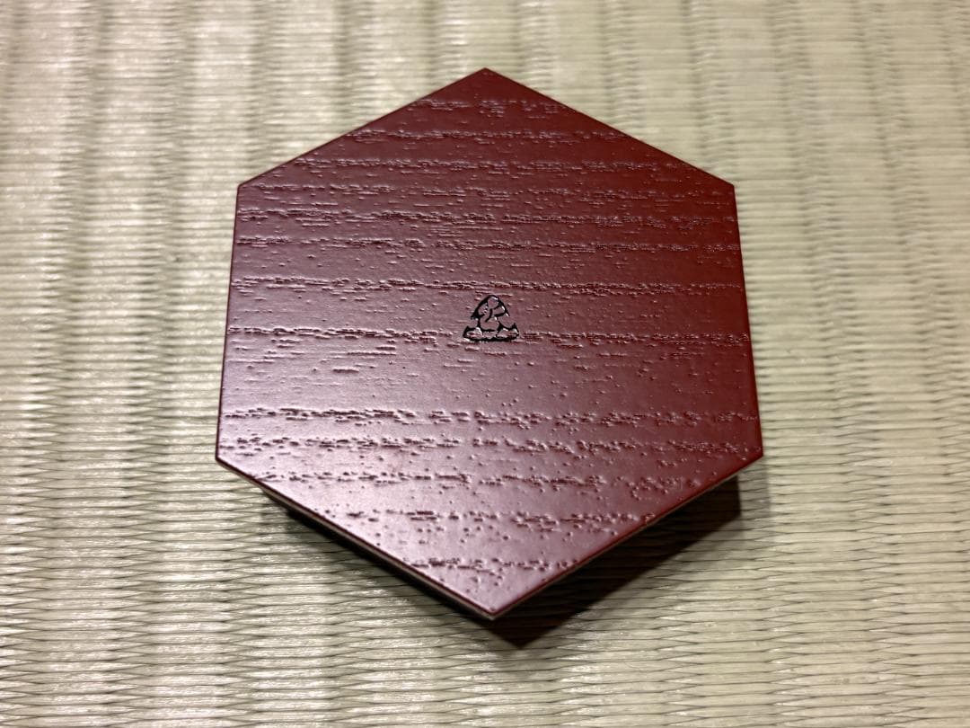 六角　香合　喜寿　而妙斎花押　茶道具　表千家 — image 3