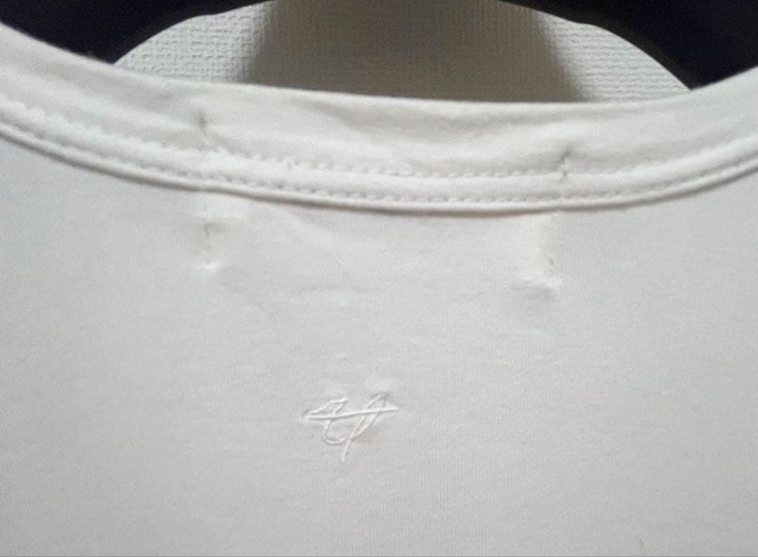 ALOYE Tシャツ チェック柄袖 ポケット付き　M — image 4