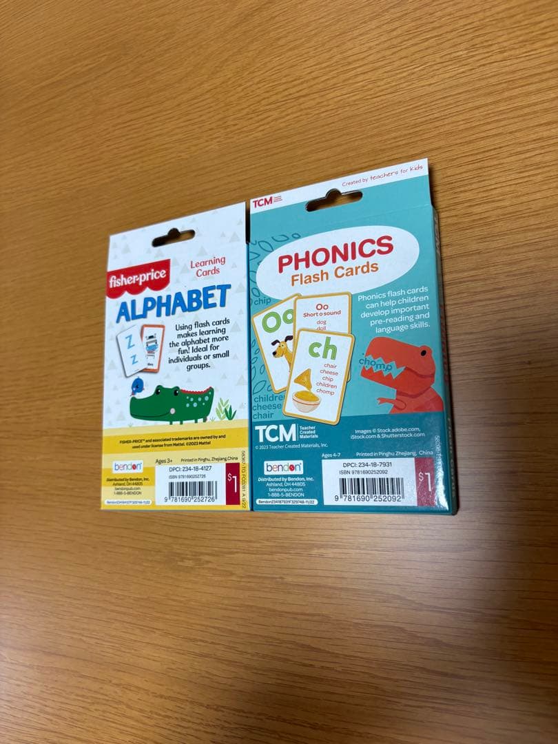 Fisher-Price アルファベット　フォニックス　フラッシュカード　2種 — image 2