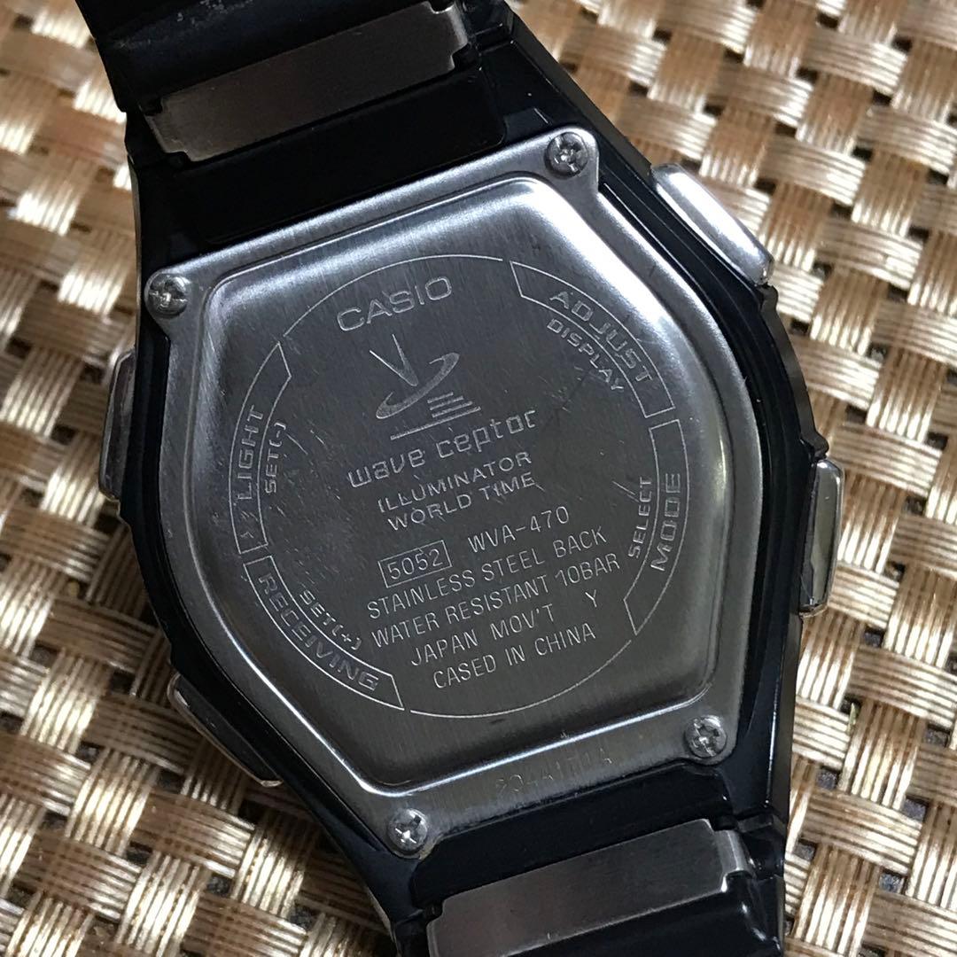 CASIO WVA-470 防水ソーラー メンズ腕時計 — image 4