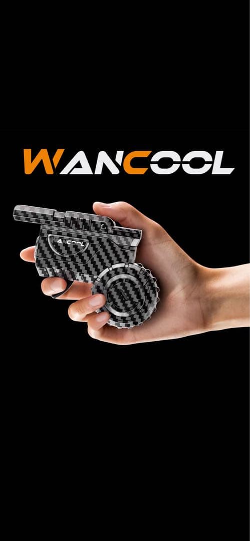 【美品】早い者勝ち！WANCOOL カーボン調 折りたたみ式 — image 3