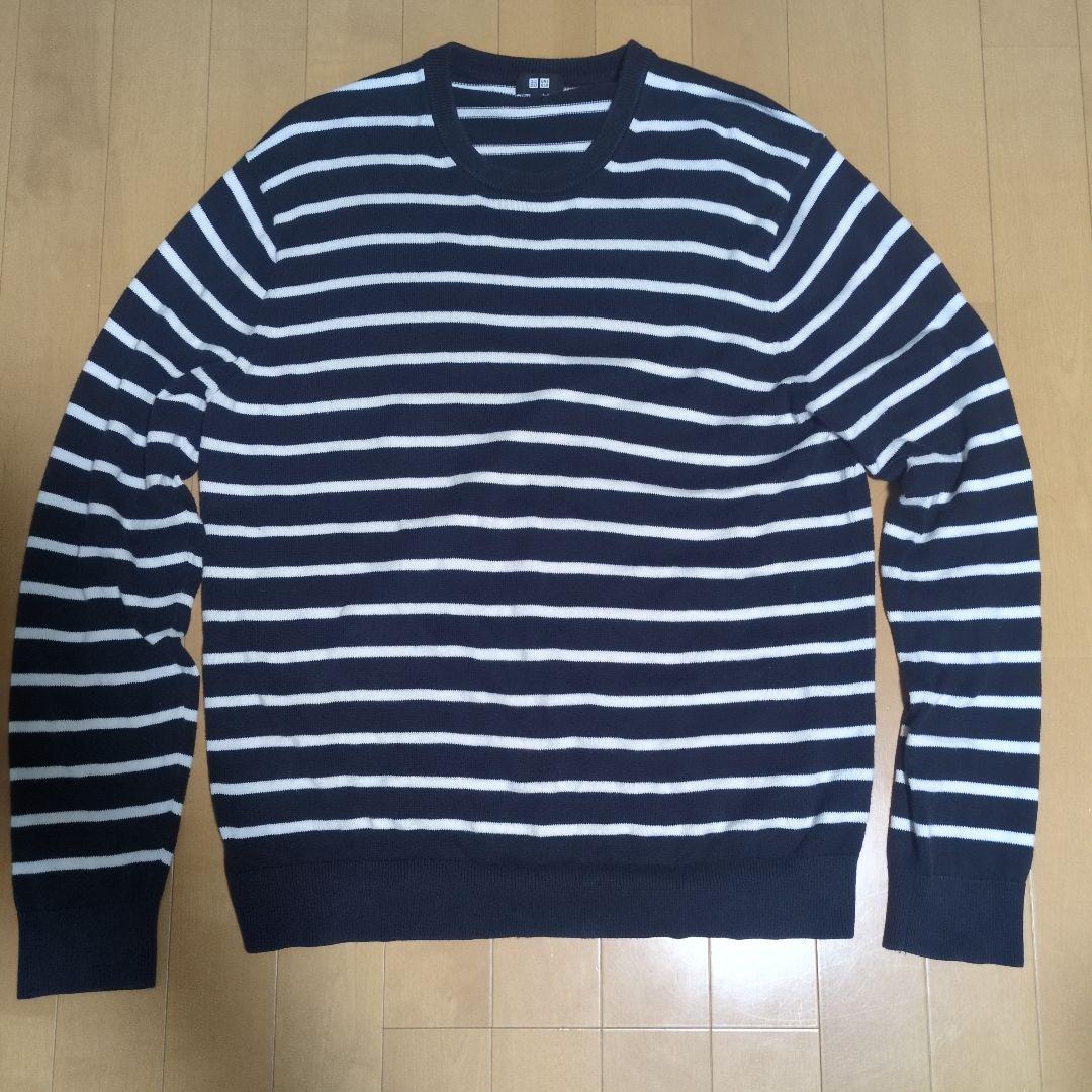 UNIQLO　スピーマコットン　ボーダークルーネックセーター（長袖） — image 2