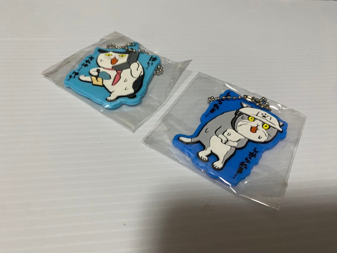 仕事猫 ラバーキーホルダー 2種セット — image 3