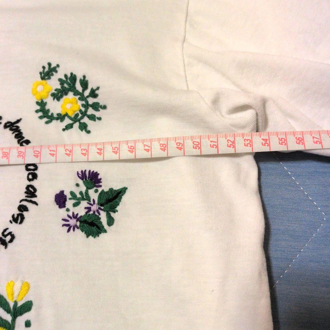 NATURAL VACATION 刺繍 Tシャツ ホワイト — image 5