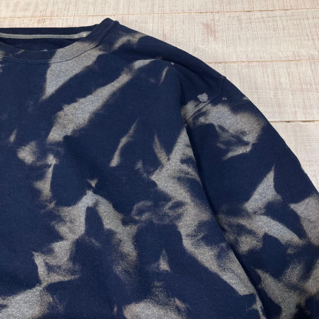 【FRUIT OF THE LOOM】ブリーチ加工 タイダイ スウェット L — image 3