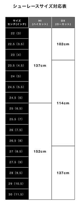 公式★コンバース シューレース 152cm ホワイト 白 靴紐 オールスター — image 5
