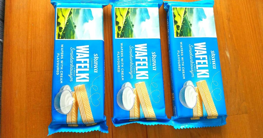新品Skawa WAFELKI クリーム味 ウエハース 3個セット匿名配送☆ — image 4