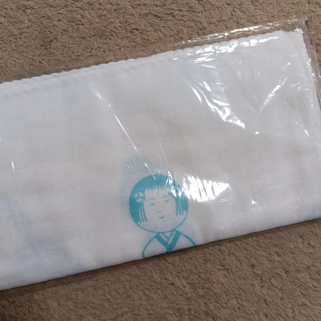 こけし柄 ガーゼ手ぬぐい 綿100% 日本製　F — image 2
