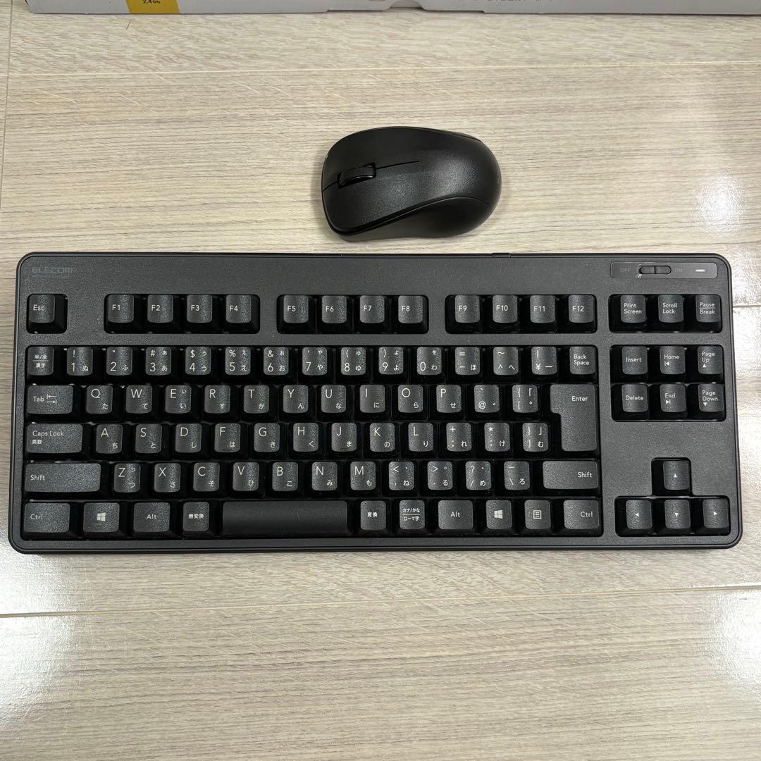 美品 エレコム ELECOM 無線キーボード＆マウス TK-FDM105MBK — image 2