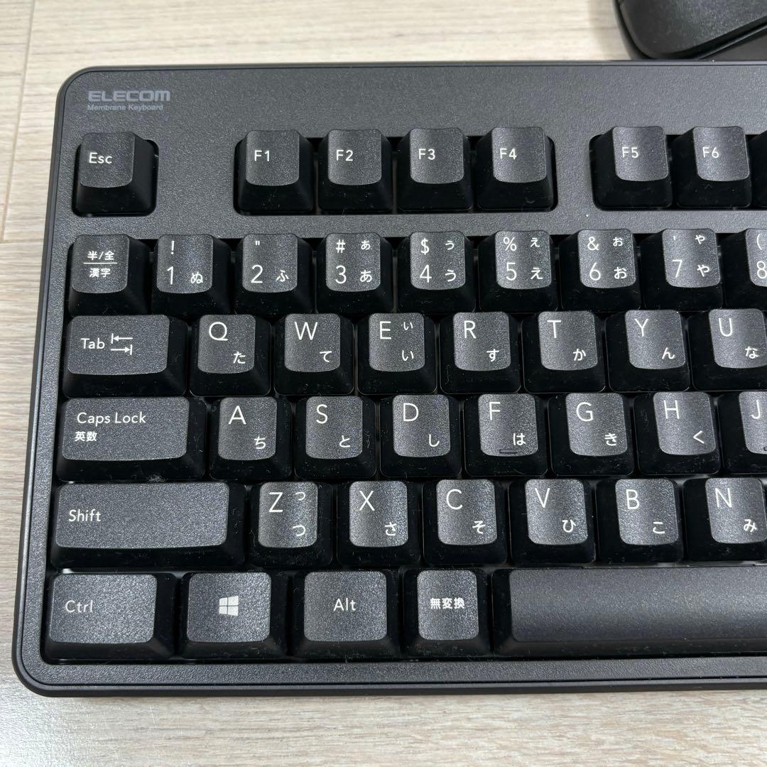 美品 エレコム ELECOM 無線キーボード＆マウス TK-FDM105MBK — image 3