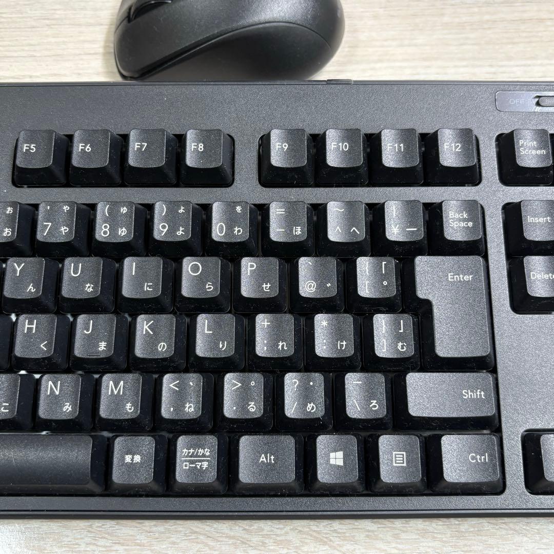 美品 エレコム ELECOM 無線キーボード＆マウス TK-FDM105MBK — image 4