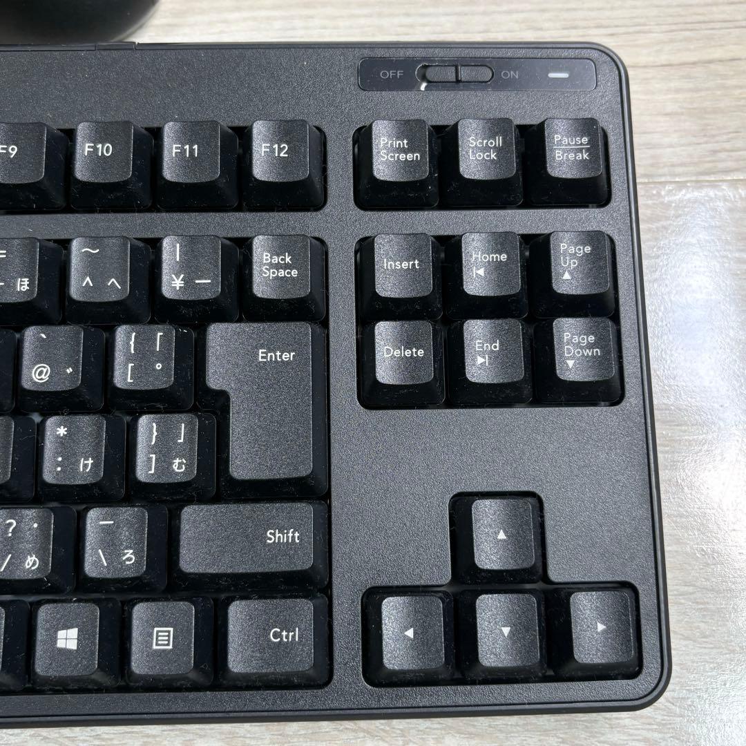美品 エレコム ELECOM 無線キーボード＆マウス TK-FDM105MBK — image 5