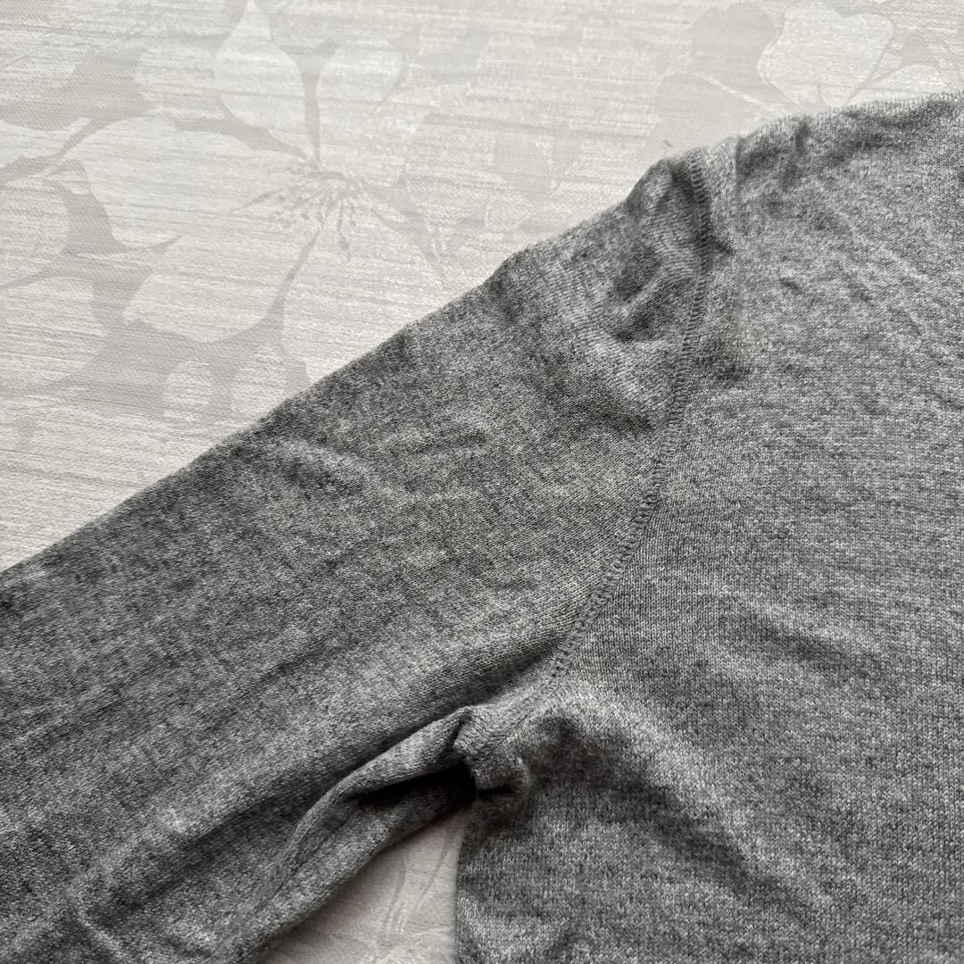 【美品】GAP ギャップ コットン100% ニット セーター グレー S — image 4
