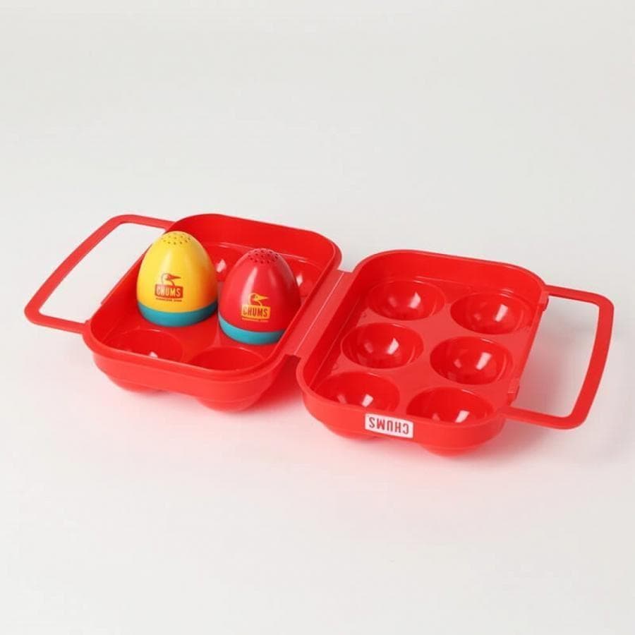 新品未開封＊CHUMS エッグソルトアンドペッパー RED エッグケース — image 3
