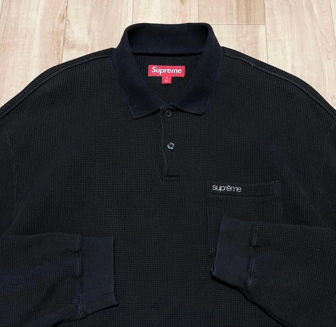 激レア！2023AW SUPREME “THERMAL L/S POLO” — image 4