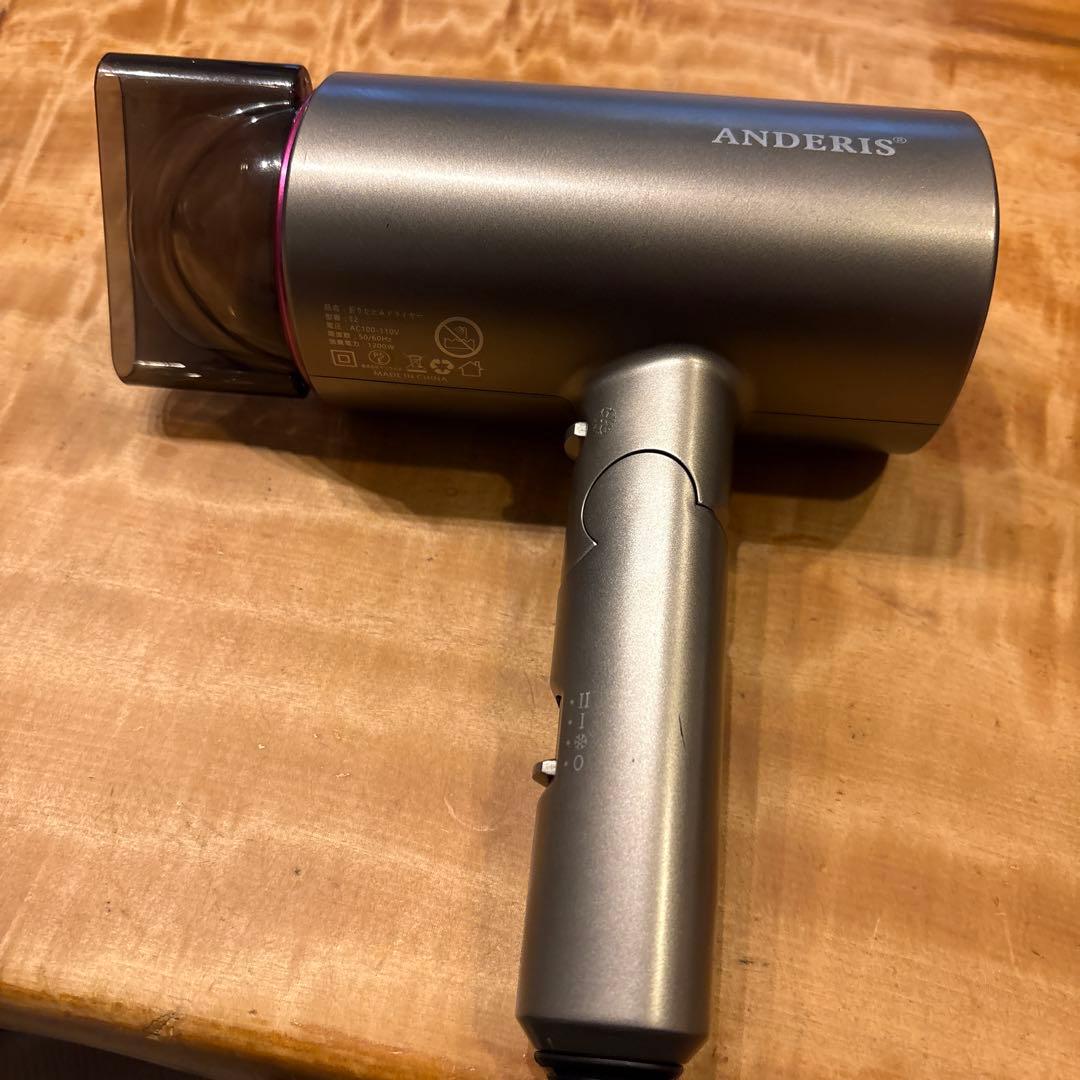 ANDERIS ヘアドライヤー 折りたたみ式 軽量 490g — image 2