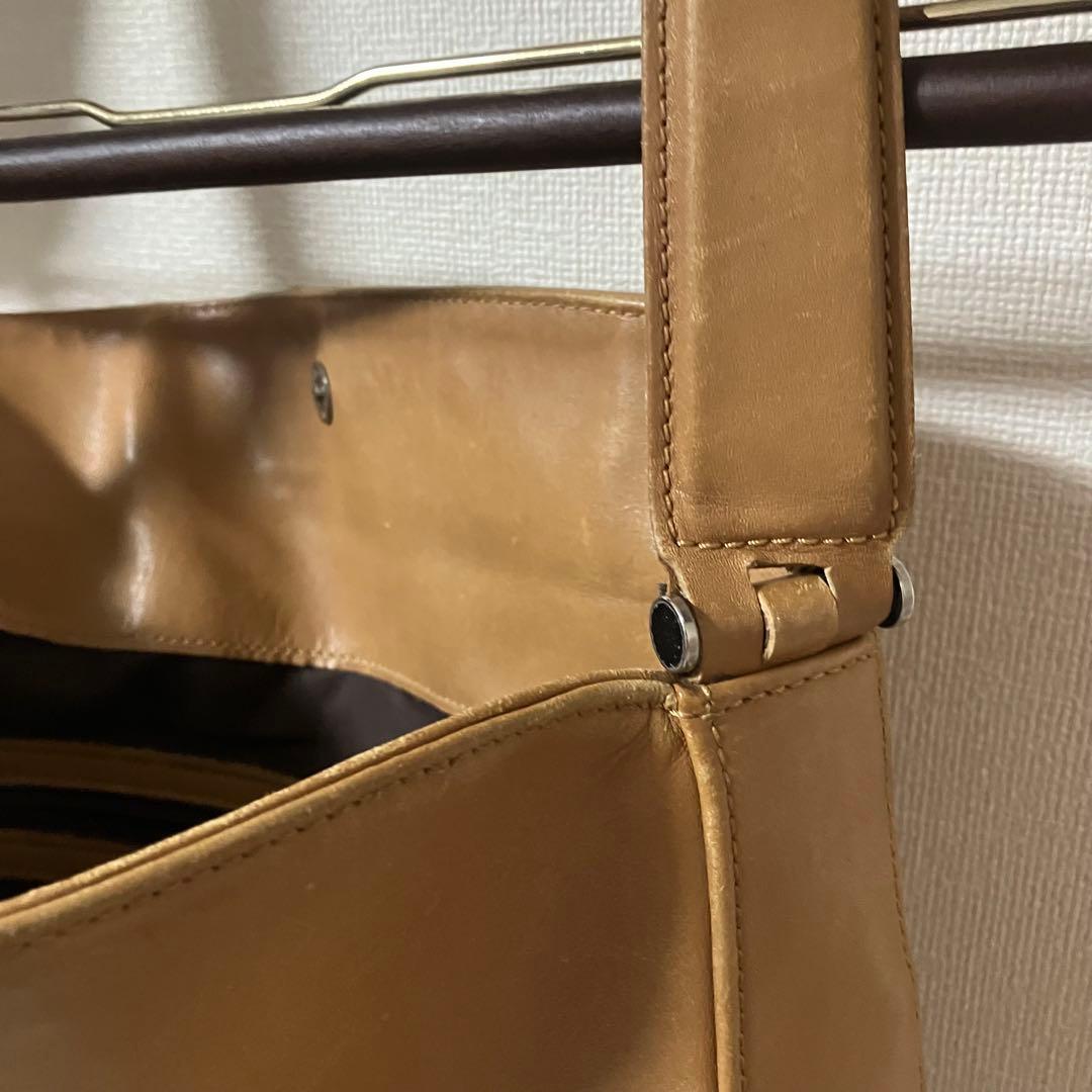 希少　COACH レザー ショルダーバッグ ブラウン — image 4