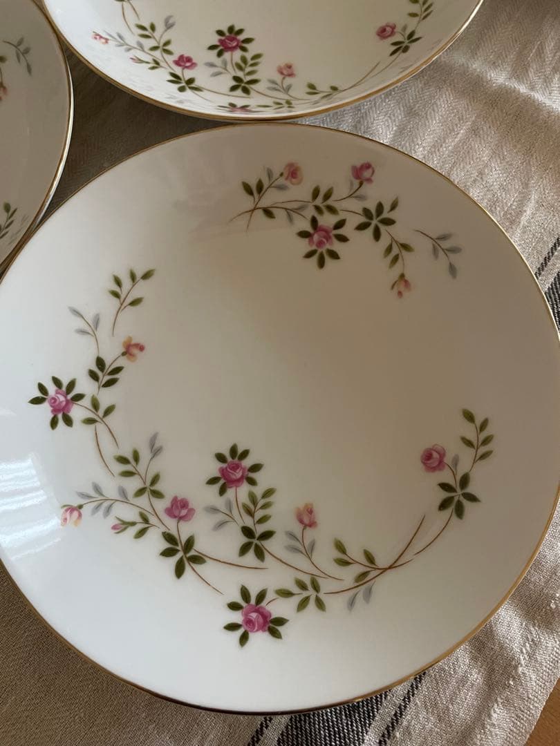 【美品】昭和レトロ　食器　5枚セット　カレー皿　シチュー皿　レトロ食器　皿 — image 2