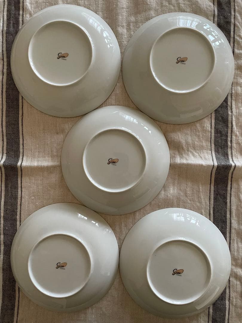 【美品】昭和レトロ　食器　5枚セット　カレー皿　シチュー皿　レトロ食器　皿 — image 5