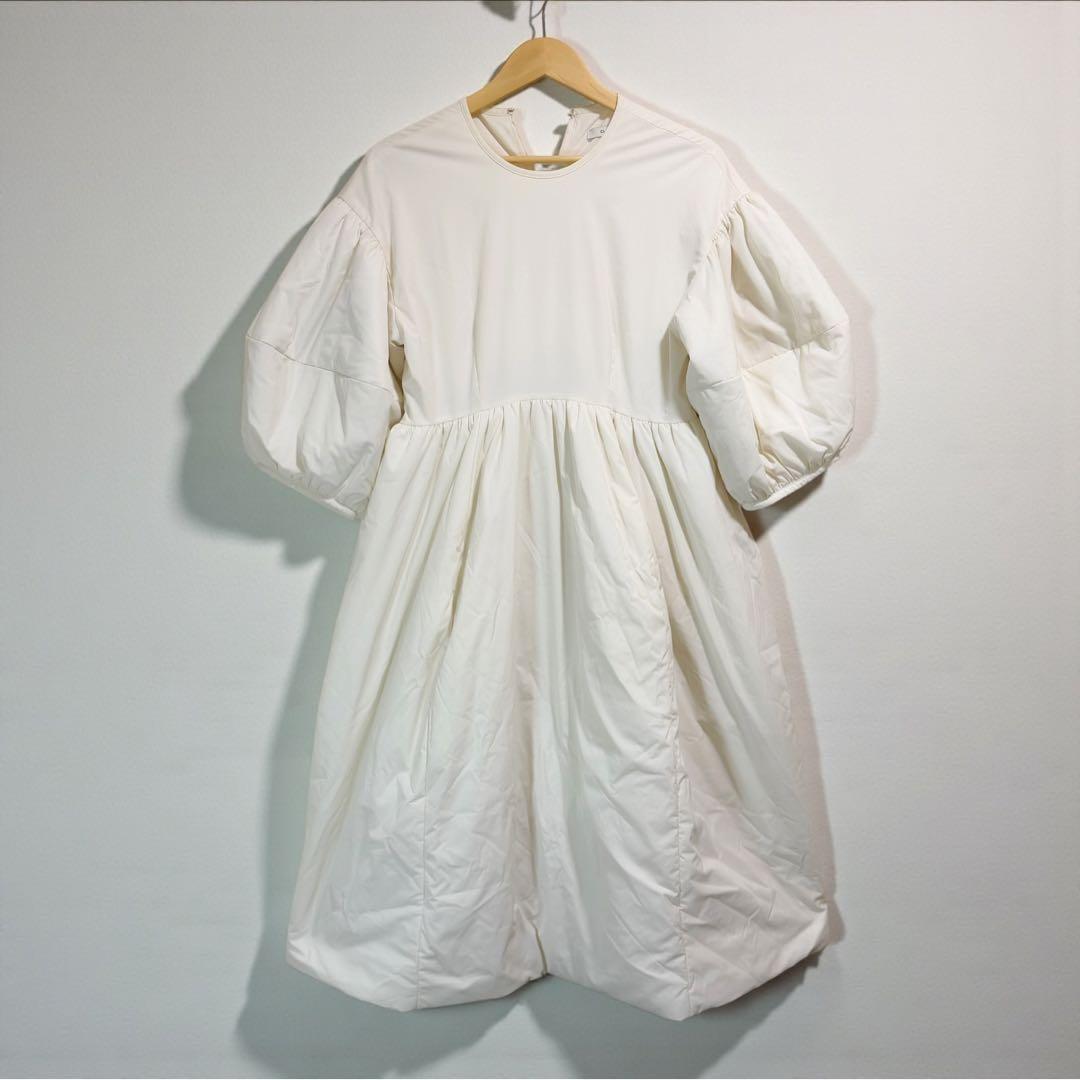 CLANE PADDED VOLUME ONEPIECE ホワイト — image 2