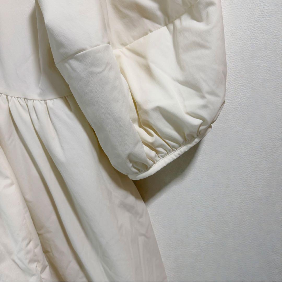 CLANE PADDED VOLUME ONEPIECE ホワイト — image 4