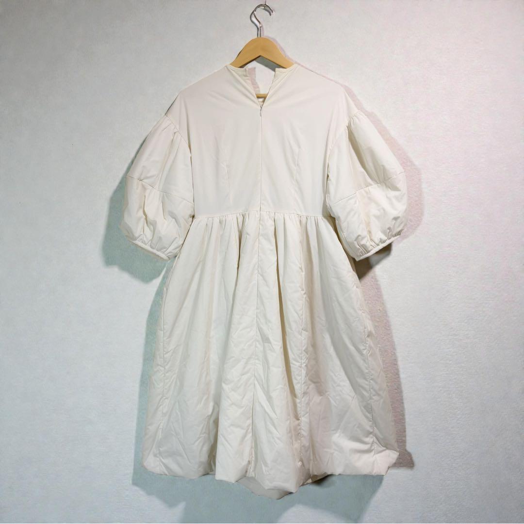 CLANE PADDED VOLUME ONEPIECE ホワイト — image 5
