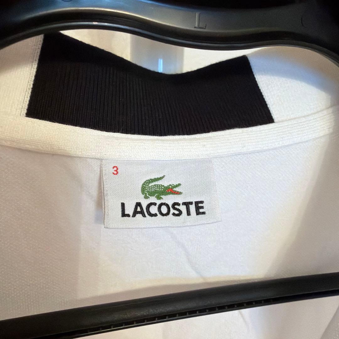 LACOSTE ポロシャツ N43° ホワイト ブラック — image 3