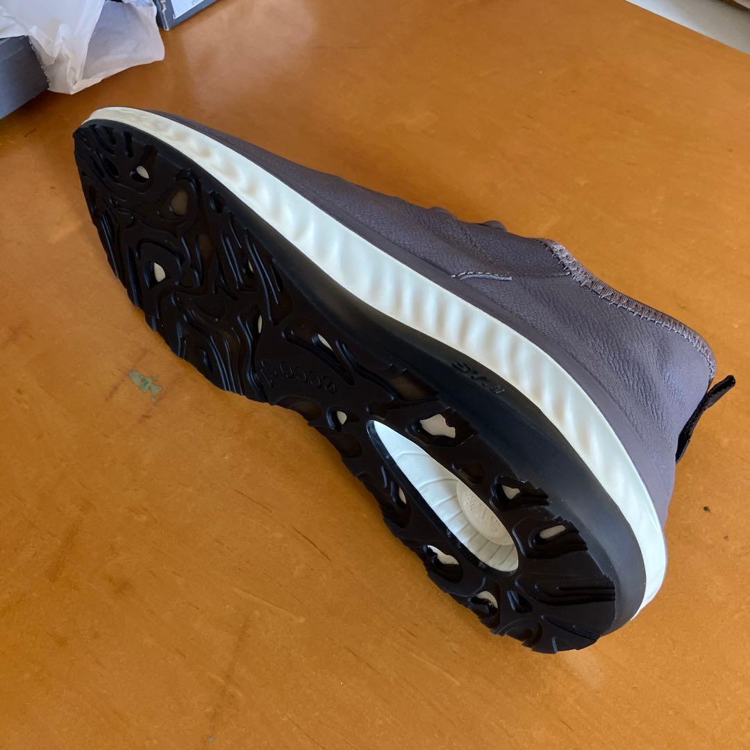 ecco メンズスニーカー　未使用 サイズ　EU40 JP25cm レザー — image 2