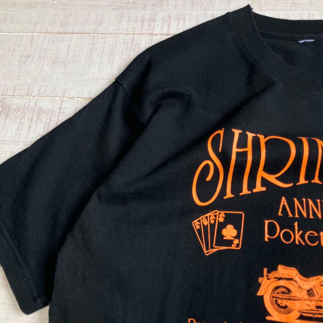 SHRINERS シュライナーズ ポーカーラン 両面プリント Tシャツ ブラック — image 2