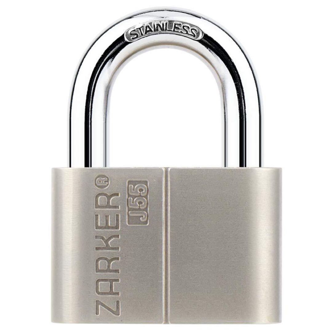 ZARKER ザーカー ステンレススチール製防錆南京錠、コンテナ倉庫J55 — image 2